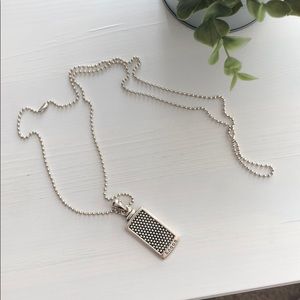 LAGOS pendant dog tag necklace